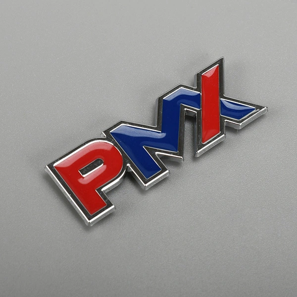 Chrome embléma 3D logó matrica
