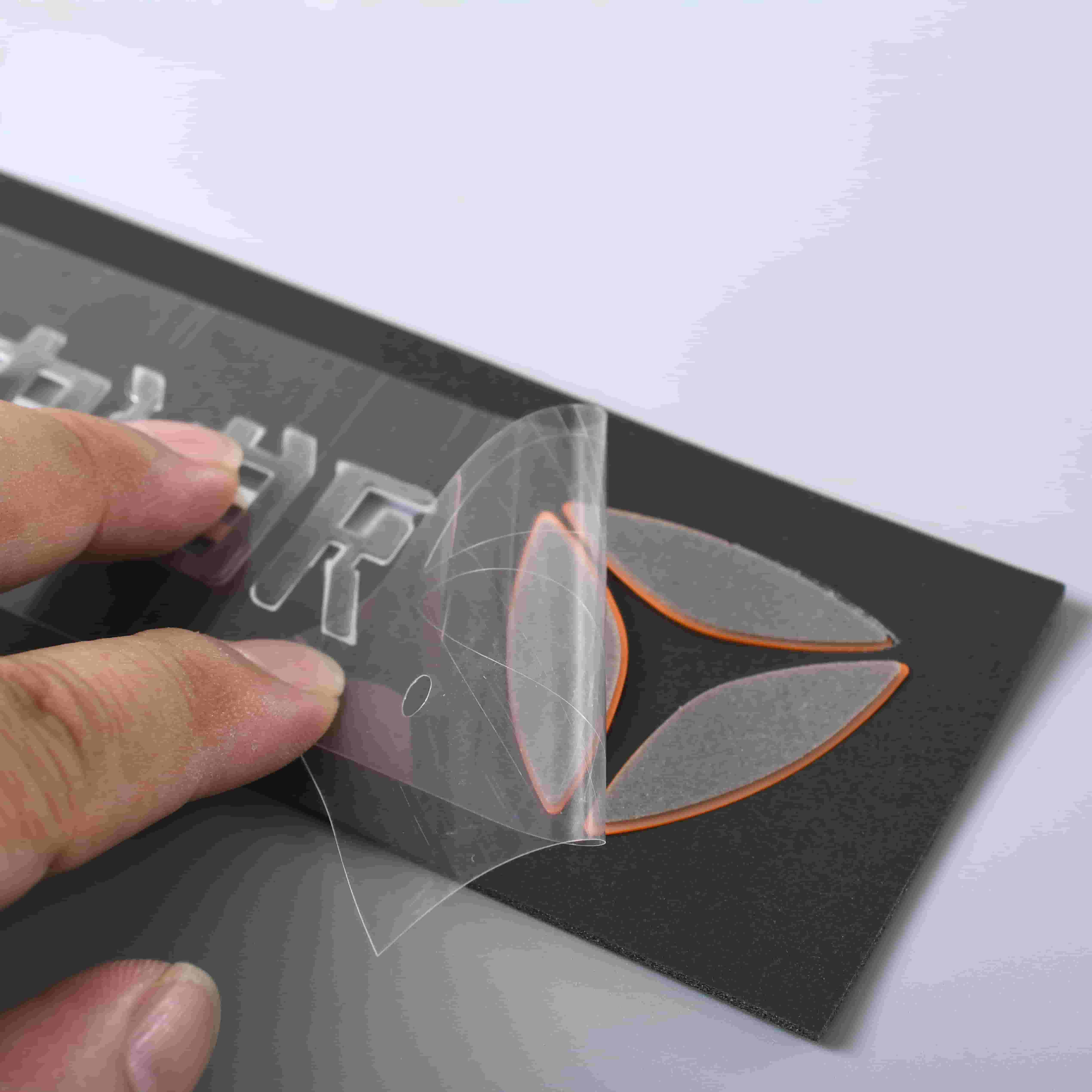 3D motorkerékpár címke matrica műanyag króm logóval ABS jelvény