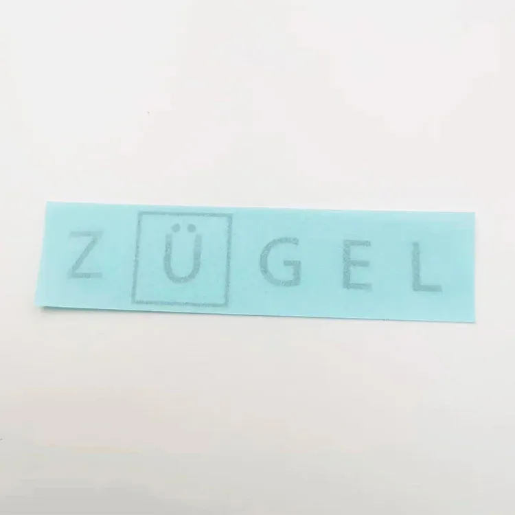 Elektroformáló adattábla címke